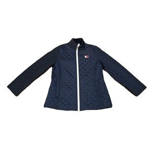 Tommy Hilfiger Large Navy 3-in-1‎ All Weather System Jacket Lightweight w/ Logo